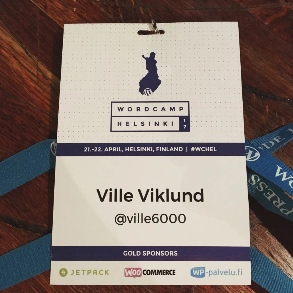 WordCamp Finland 2017